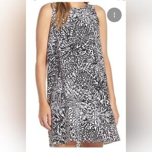 Lilly Pulitzer Jackie Silk Patterned Shift Mini Dress. Sz. S Resort Scandi Girl.
